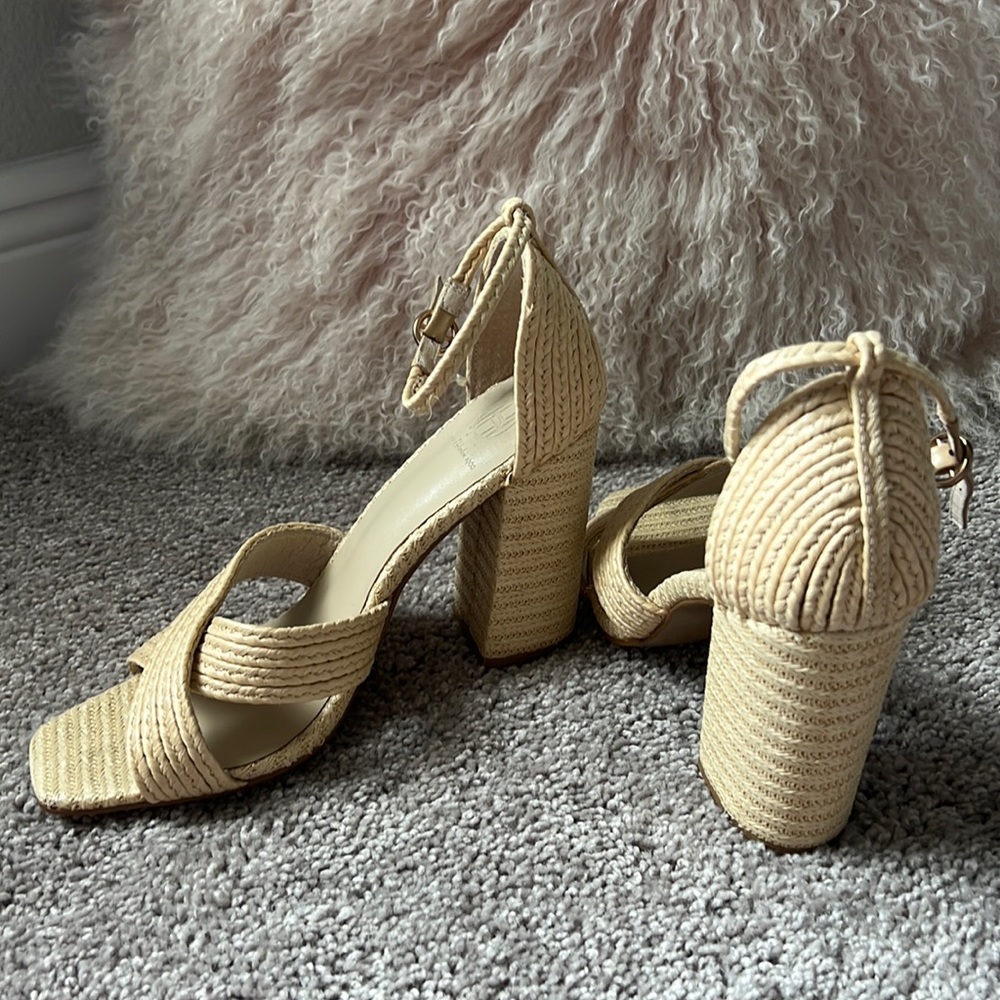 Raffia block heels - House of Harlow 1960 - 9.5